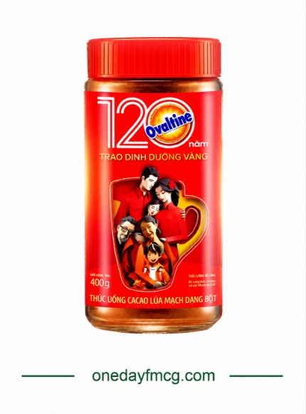 Ovaltine Malted Drink Powder Chocolate 400g Strong Chocolate